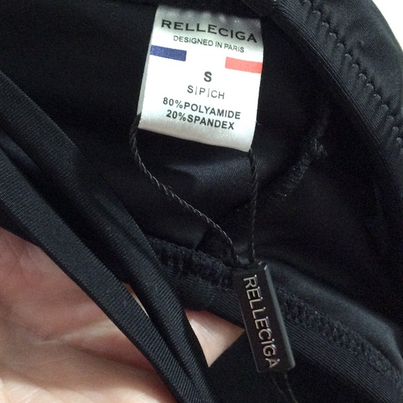 NWT Relleciga bikini top with adjustable ties - Picture 9 of 9